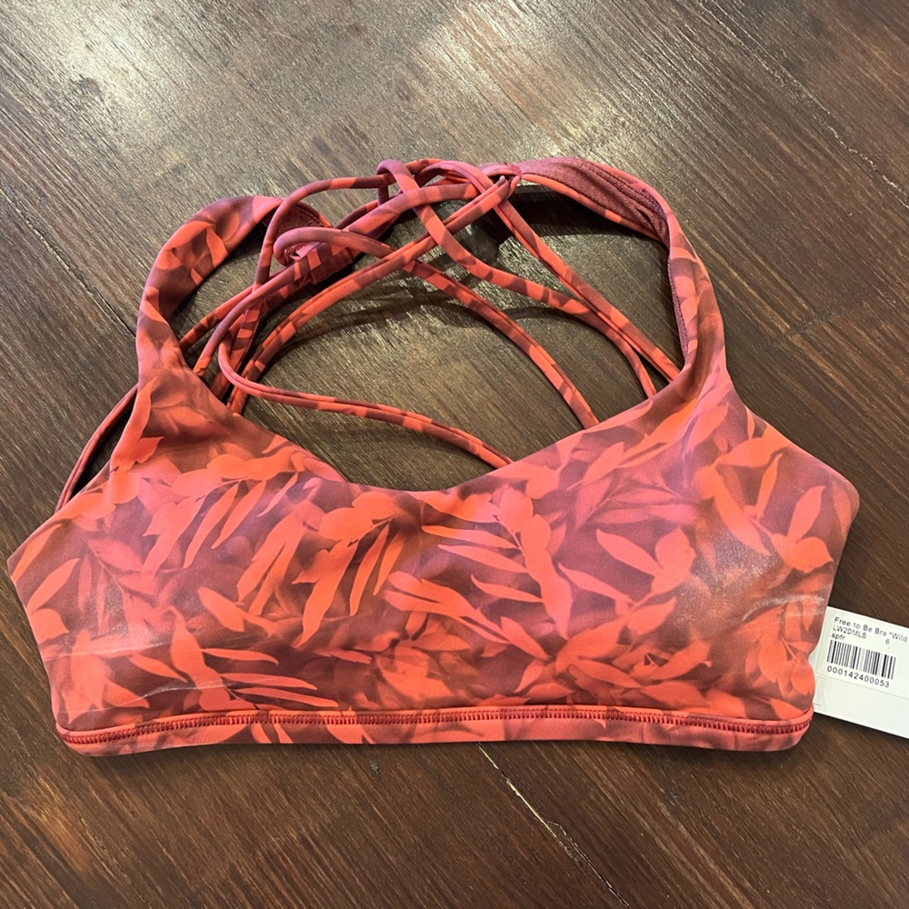 Lululemon Free to Be Wild sports bra,  NWT